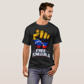 Venezuela Flag Venezuela Libre 2026  Tシャツ (正面フル)