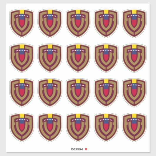 Venezuela Futbol Soccer | La Vinotinto Nuevo logo  シール (シート)