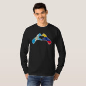 Venezuela Guatemala Flag Venezuelan Guatemalan Hea Tシャツ (正面フル)