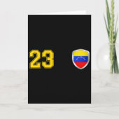 Venezuela - La Vinotinto Team Soccer Design For Ve カード (正面)
