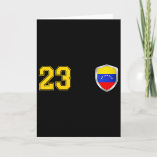Venezuela - La Vinotinto Team Soccer Design For Ve カード