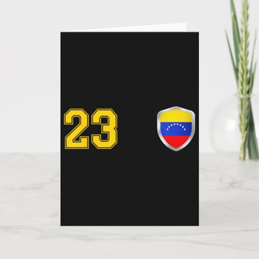 Venezuela - La Vinotinto Team Soccer Design For Ve カード (正面)