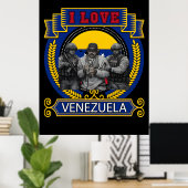 Venezuela Libre Captured Live Maduro T-shirt ポスター (ホームオフィス)