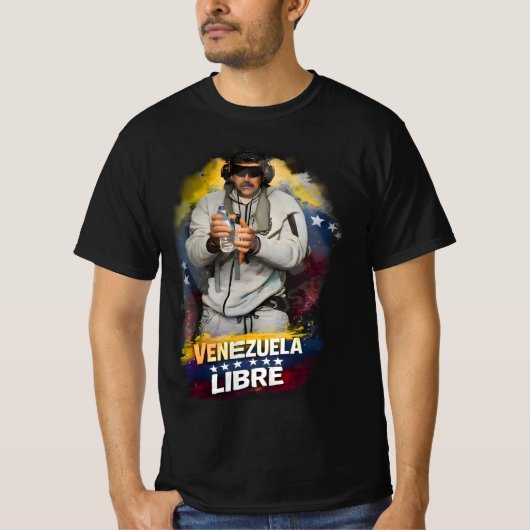 Venezuela Libre Captured Nicolas Maduro  Tシャツ (正面)