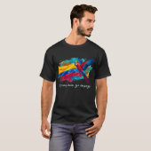 Venezuela libre – Orgullo venezolano 🇻🇪 Tシャツ (正面フル)