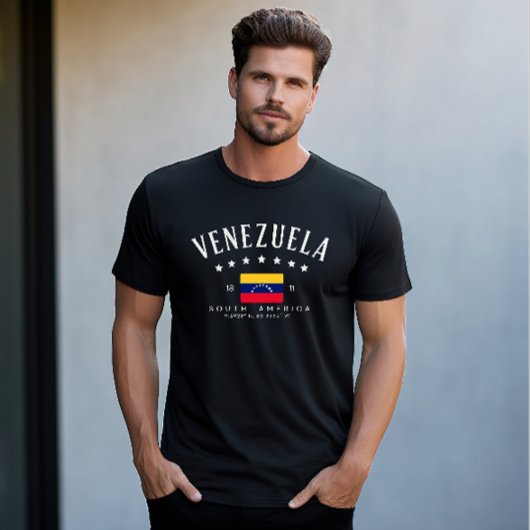 Venezuela | Venezuela Flag Longitude Modern Tシャツ