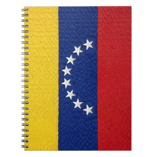 Venezuelan flag embroidery style design ノートブック