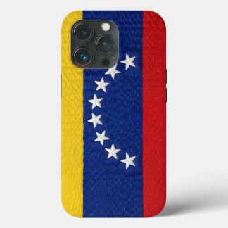 Venezuelan flag embroidery style design iPhone 13 proケース