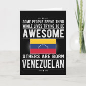 Venezuelan Flag Venezuela Proud Venezuelan Roots カード (正面)