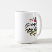 Venga Lo Que Venga | スペイン語の名言 コーヒーマグカップ (正面右)