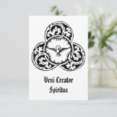 Veni Creator Spiritus 宗教アート聖カード サンキューカード (スタンド正面)
