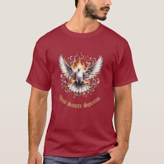 Veni Sancte Spiritus 来たれ、聖霊よ Tシャツ (正面)