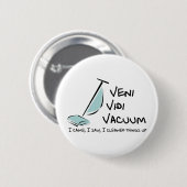 Veni Vidiの真空 缶バッジ (正面&裏面)