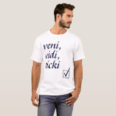 Veni、VidiのTickiのTシャツ Tシャツ (正面フル)