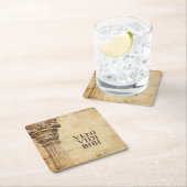 Veni Vidi Bibi Funny Ancient Rome Latin Saying スクエアペーパーコースター (インサイチュ)