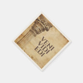 Veni Vidi Bibi Funny Ancient Rome Latin Saying スタンダードカクテルナプキン (角)