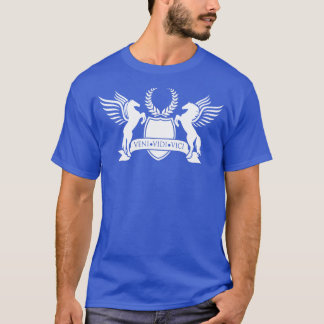 Veni Vidi Viciの大きいバッジ Tシャツ