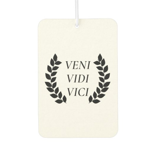 Veni Vidi Vici カーエアーフレッシュナー (正面)