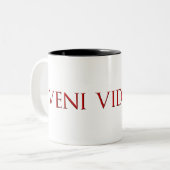 Veni Vidi Vici ツートーンマグカップ (正面左)