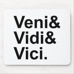 Veni Vidi Vici 我が来たる、我が見たる、我が征服せり カエサル マウスパッド