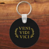 Veni Vidi Vici Funny Game Winner キーホルダー (正面)