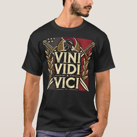 Veni Vidi Vici Shirt, Roman CaesarT-Shirt, Ancient Tシャツ (正面)