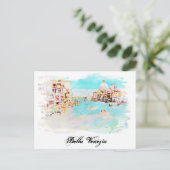 ** Venice言語Venezia Italia AP12 ポストカード (スタンド正面)