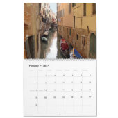 Venice 2026 Calendar カレンダー (2月 2027)