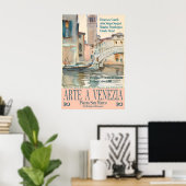 Venice Art Exhibition Poster Guardi, Sargent ポスター (ホームオフィス)