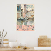 Venice Art Exhibition Poster Guardi, Sargent ポスター (キッチン)