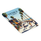 Venice Beach Boardwalk California マグネット (右側)