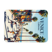 Venice Beach Boardwalk California マグネット (横)