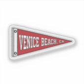 Venice Beach, CA pennant シール (正面)