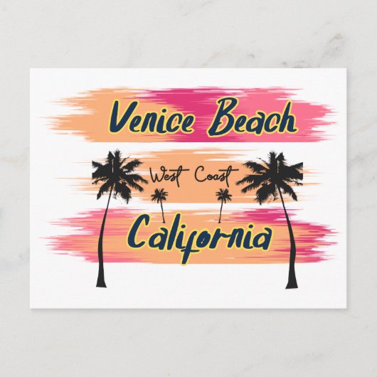 Venice Beach California ポストカード (正面)