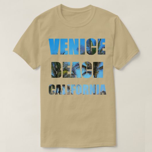 Venice Beach California Tee Shirt Tシャツ (デザイン正面)