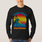 Venice Beach Retro Throwback Surf & Beach Souvenir Tシャツ (正面)
