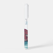 Venice Blue Drift Modern Cool Aesthetic Phone Case iPhoneケース (右側面)
