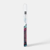 Venice Blue Drift Modern Cool Aesthetic Phone Case iPhoneケース (左側面)