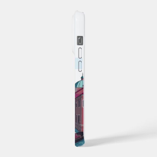 Venice Blue Drift Modern Cool Aesthetic Phone Case iPhoneケース (左側面)