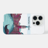 Venice Blue Drift Modern Cool Aesthetic Phone Case iPhoneケース (裏面横)