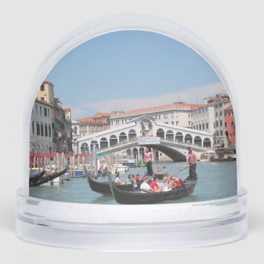 Venice Canal Snow Globe (正面)
