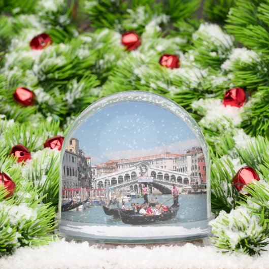 Venice Canal Snow Globe (クリスマス)