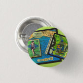 Venice Castle Near the Sea Button 缶バッジ (正面&裏面)