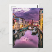 Venice, colorful scenic photograph, ポストカード (正面/裏面)
