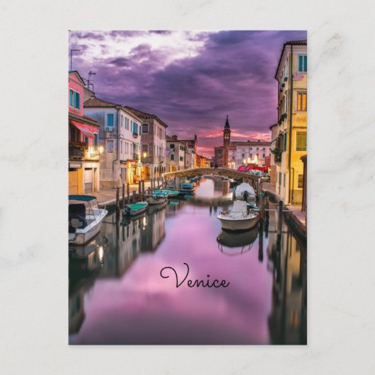 Venice, colorful scenic photograph, ポストカード (正面)