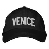 Venice Embroidered Hat 刺繍入りキャップ (正面)