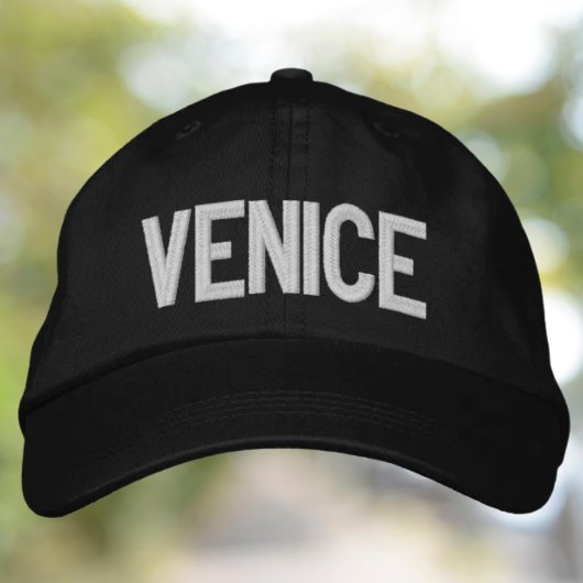 Venice Embroidered Hat 刺繍入りキャップ