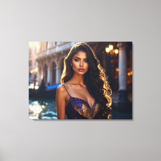 VENICE - I LOVE ITALY キャンバスプリント (正面)