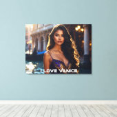 VENICE - I LOVE VENICE キャンバスプリント (インサイチュ (ウッドフロア))