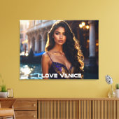 VENICE - I LOVE VENICE キャンバスプリント (インサイチュ (リビング))